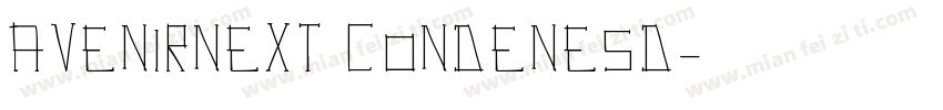 avenirnext condenesd字体转换